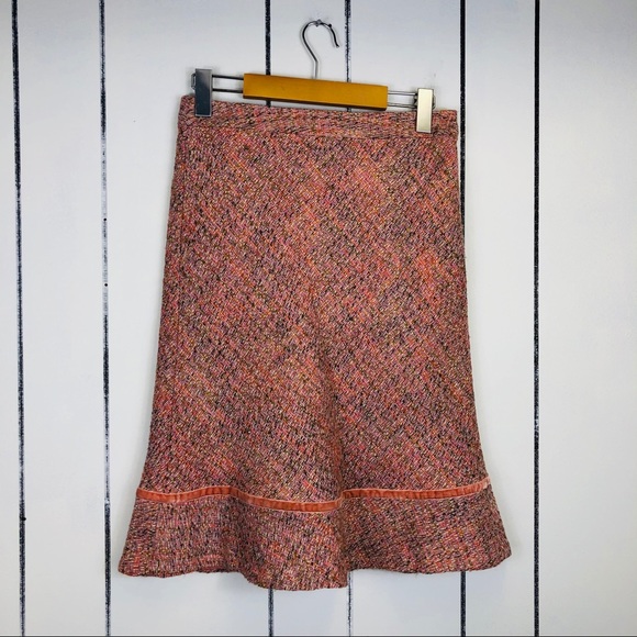 Gap Wool Tweed A-Line Skirt Sz 0 - Picture 1 of 11